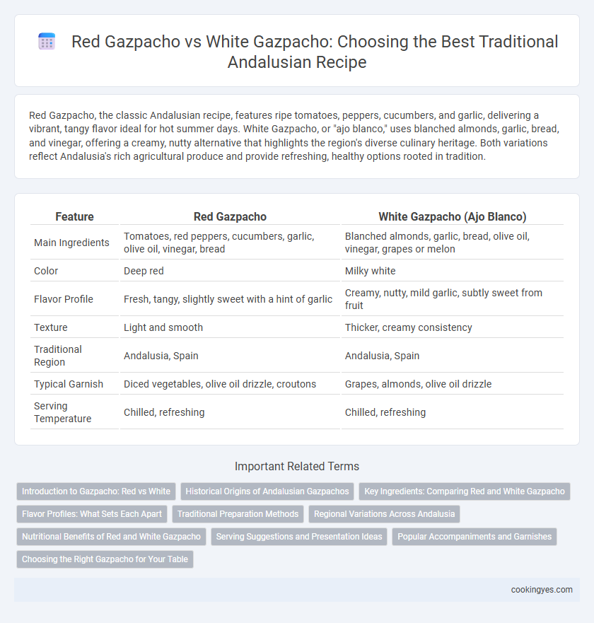 Red Gazpacho vs White Gazpacho: Choosing the Best Traditional Andalusian Recipe
