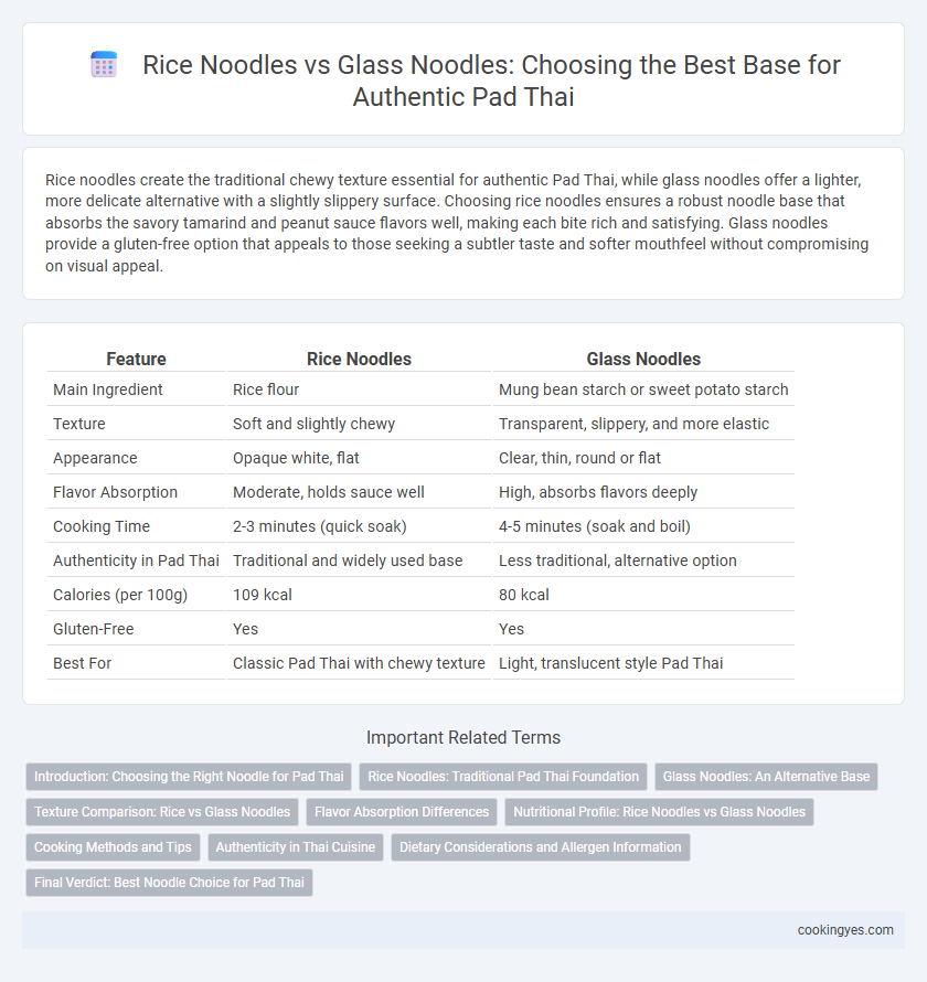 Rice Noodles vs Glass Noodles: Choosing the Best Base for Authentic Pad Thai