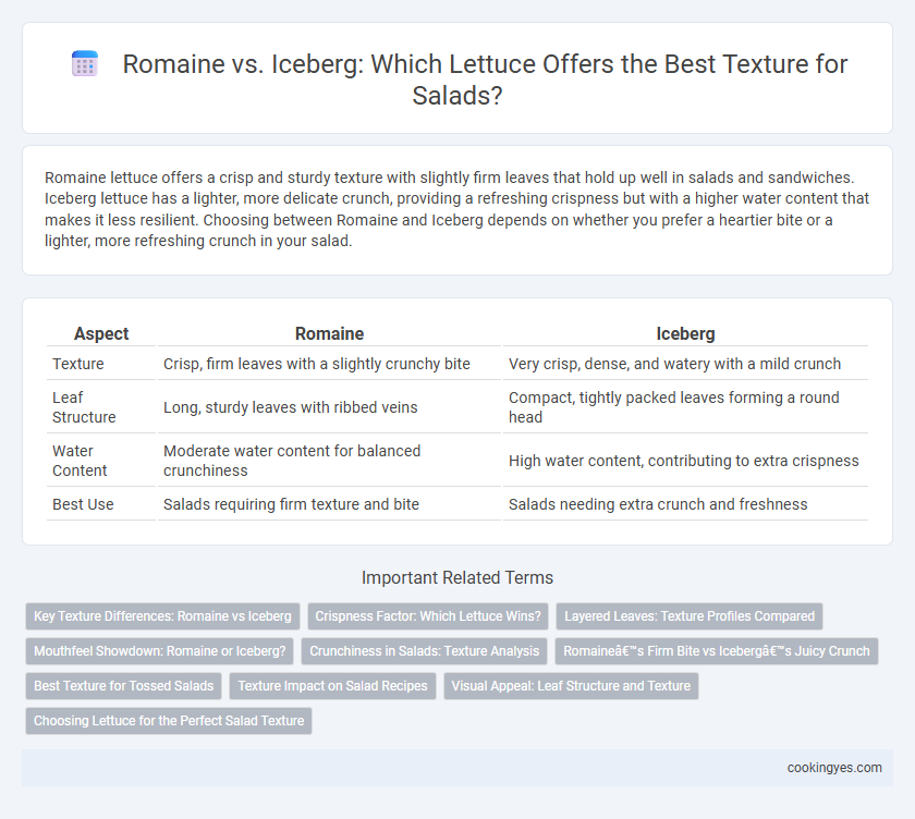 Romaine vs. Iceberg: Which Lettuce Offers the Best Texture for Salads?