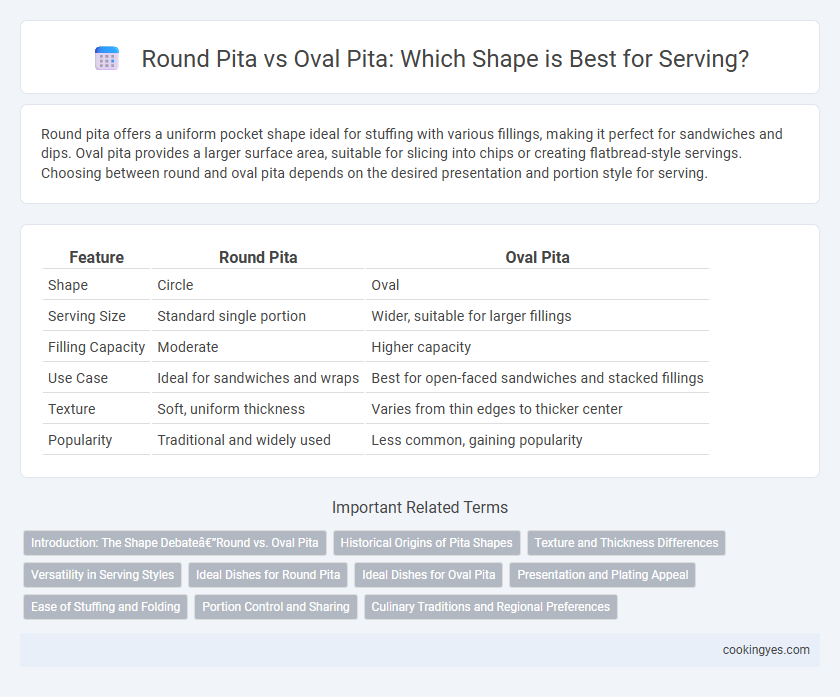 Round Pita vs Oval Pita: Which Shape is Best for Serving?
