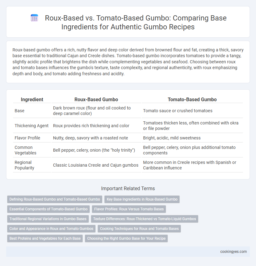Roux-Based vs. Tomato-Based Gumbo: Comparing Base Ingredients for Authentic Gumbo Recipes