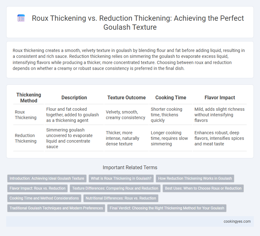 Roux Thickening vs. Reduction Thickening: Achieving the Perfect Goulash Texture