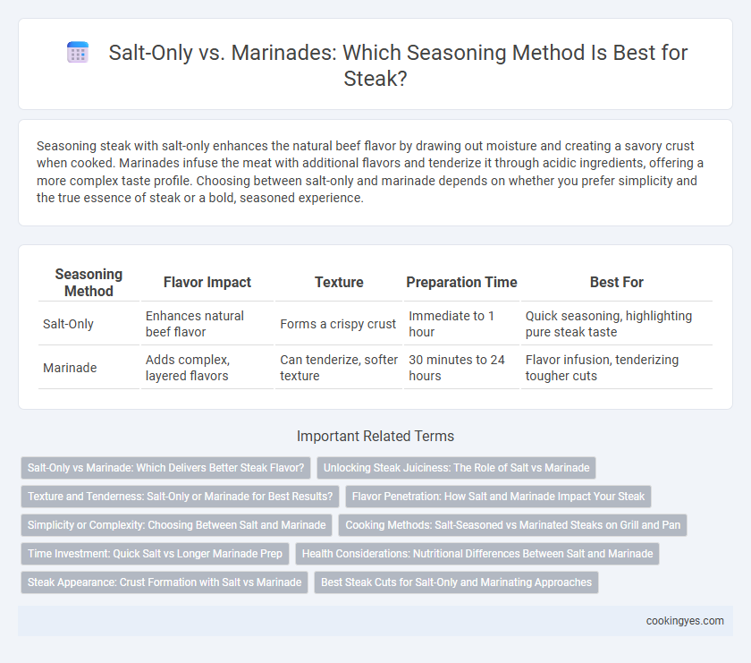 Salt-Only vs. Marinades: Which Seasoning Method Is Best for Steak?