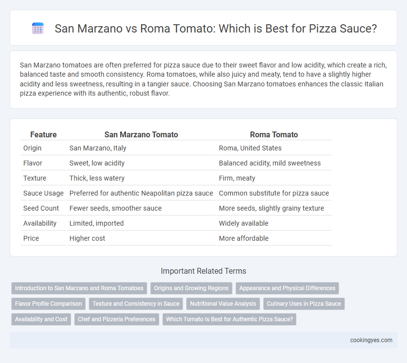 San Marzano vs Roma Tomato: Which is Best for Pizza Sauce?