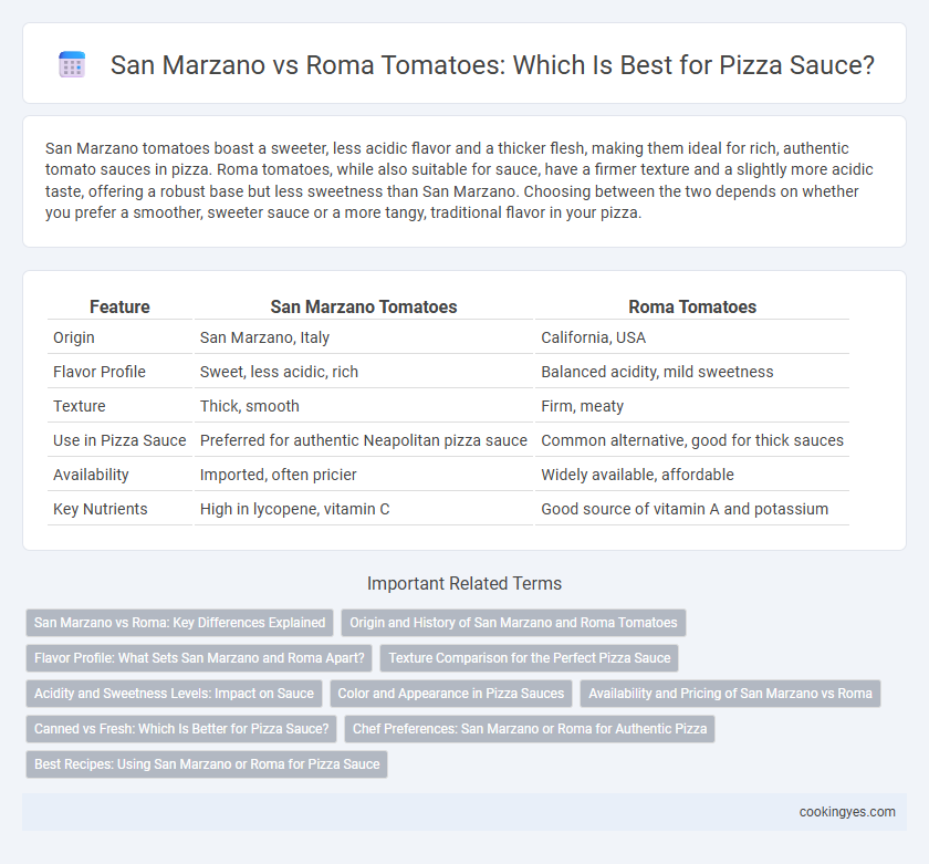 San Marzano vs Roma Tomatoes: Which Is Best for Pizza Sauce?