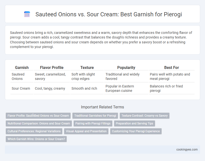 Sauteed Onions vs. Sour Cream: Best Garnish for Pierogi
