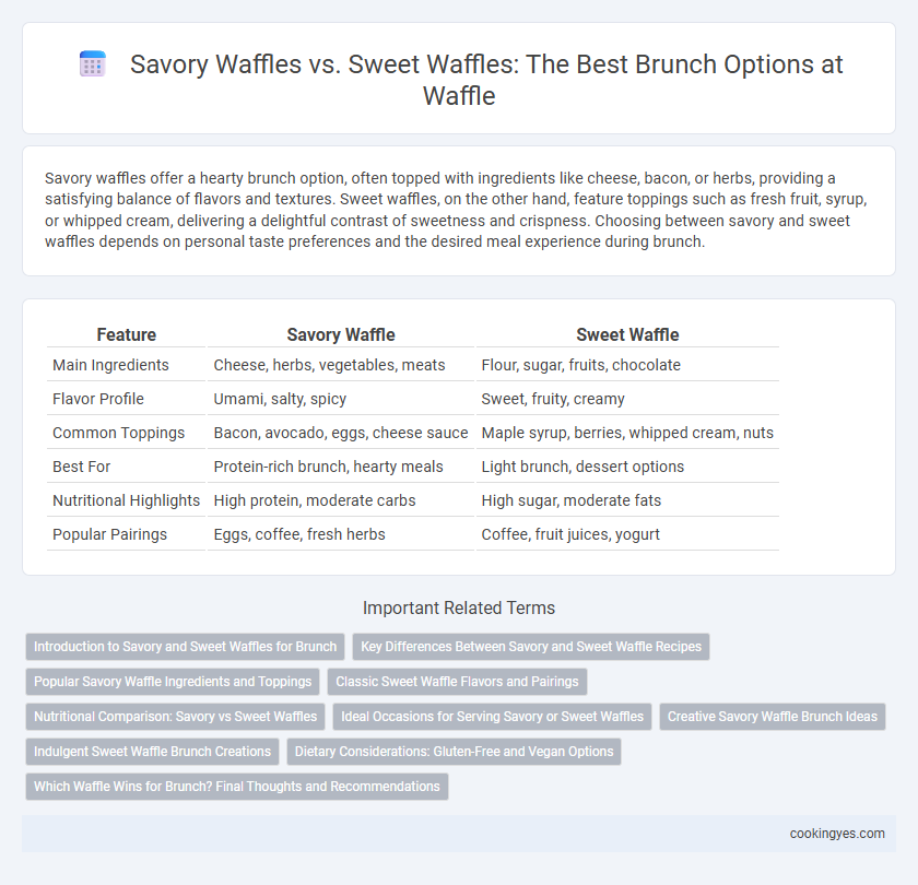 Savory Waffles vs. Sweet Waffles: The Best Brunch Options at Waffle
