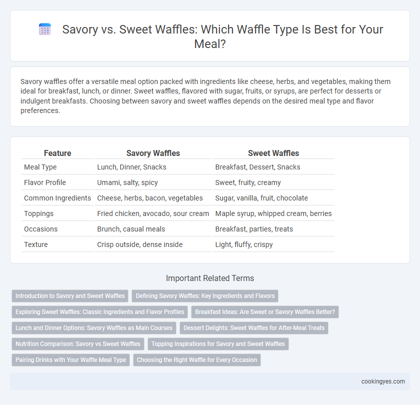 Savory vs. Sweet Waffles: Which Waffle Type Is Best for Your Meal?