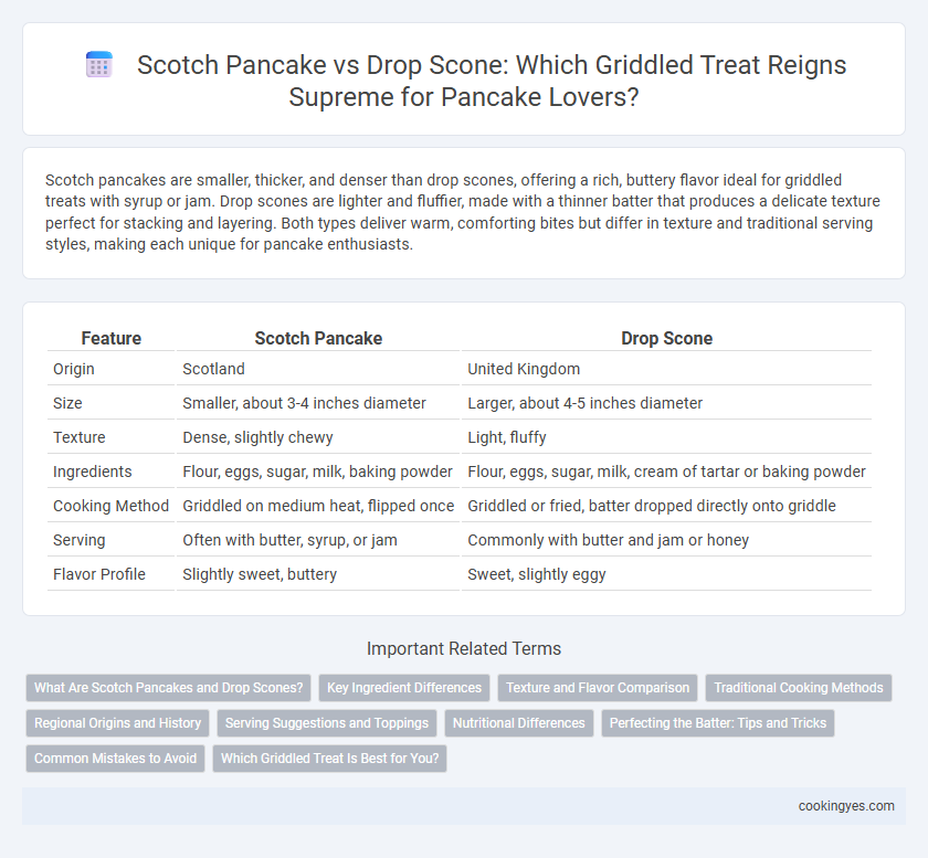 Scotch Pancake vs Drop Scone: Which Griddled Treat Reigns Supreme for Pancake Lovers?
