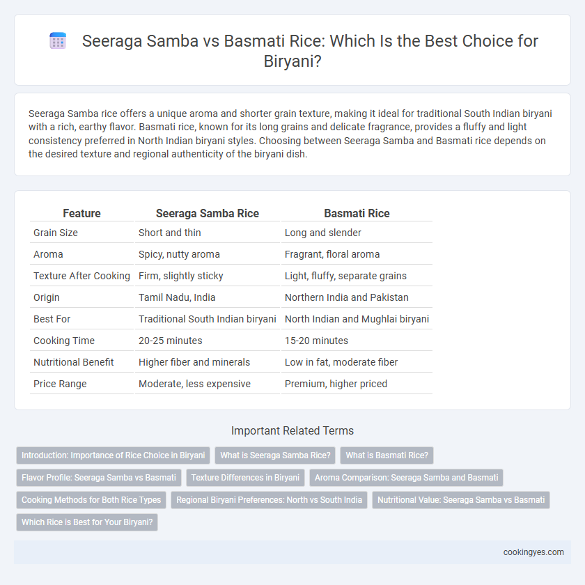 Seeraga Samba vs Basmati Rice: Which Is the Best Choice for Biryani?