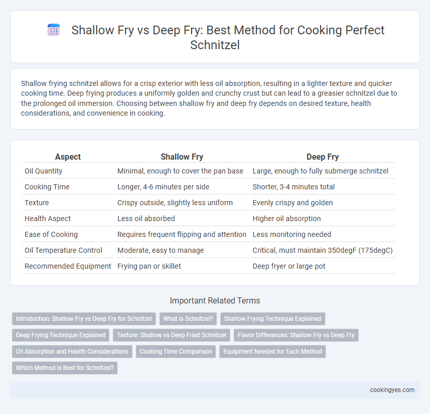 Shallow Fry vs Deep Fry: Best Method for Cooking Perfect Schnitzel