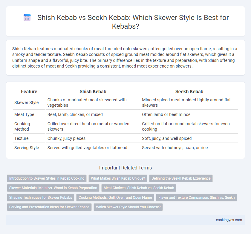 Shish Kebab vs Seekh Kebab: Which Skewer Style Is Best for Kebabs?