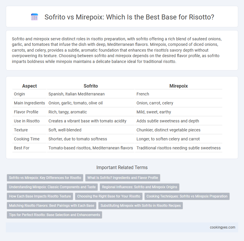 Sofrito vs Mirepoix: Which Is the Best Base for Risotto?