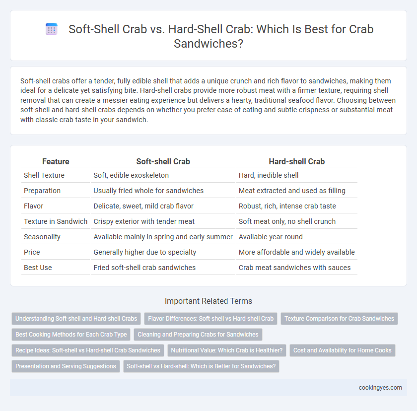 Soft-Shell Crab vs. Hard-Shell Crab: Which Is Best for Crab Sandwiches?