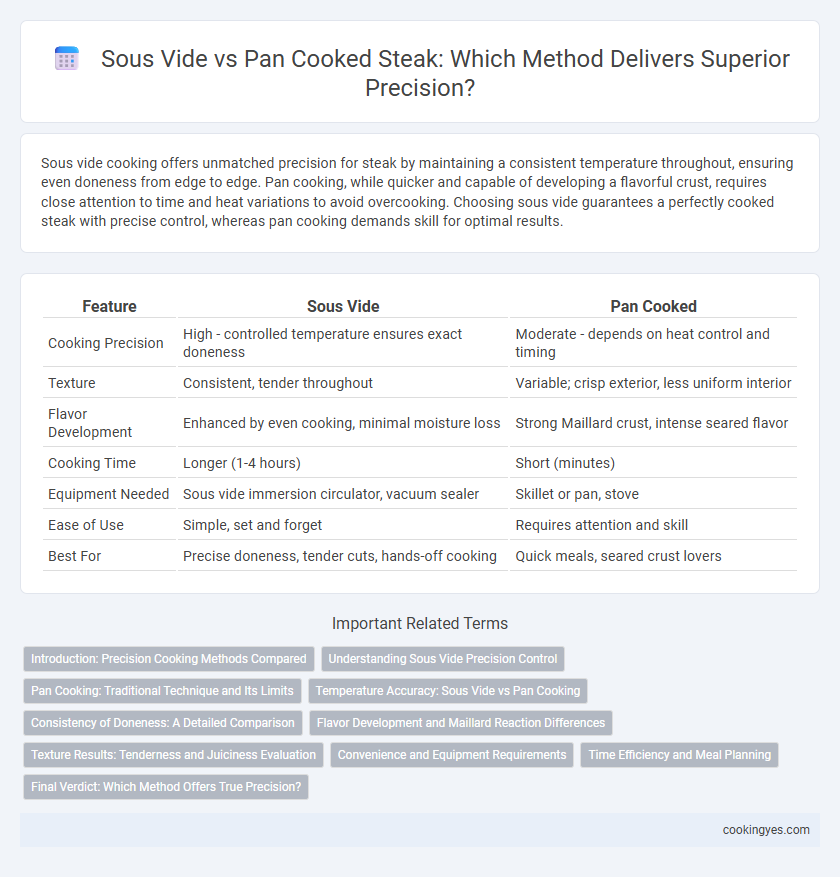 Sous Vide vs Pan Cooked Steak: Which Method Delivers Superior Precision?