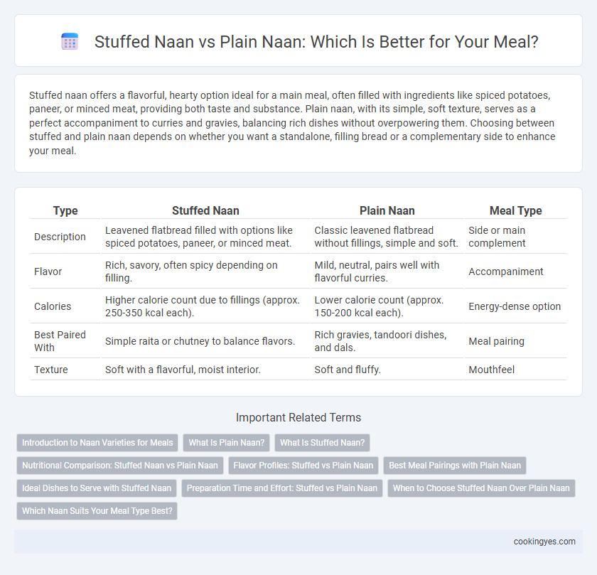 Stuffed Naan vs Plain Naan: Which Is Better for Your Meal?