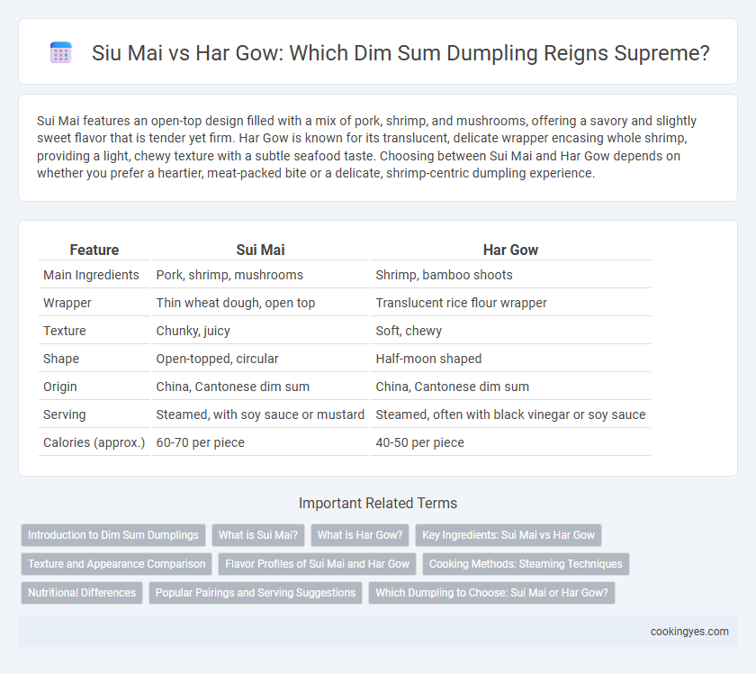 Siu Mai vs Har Gow: Which Dim Sum Dumpling Reigns Supreme?