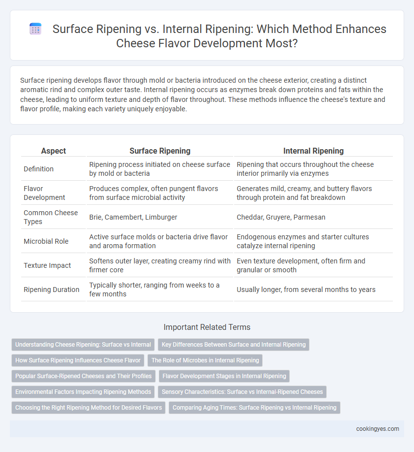 Surface Ripening vs. Internal Ripening: Which Method Enhances Cheese Flavor Development Most?