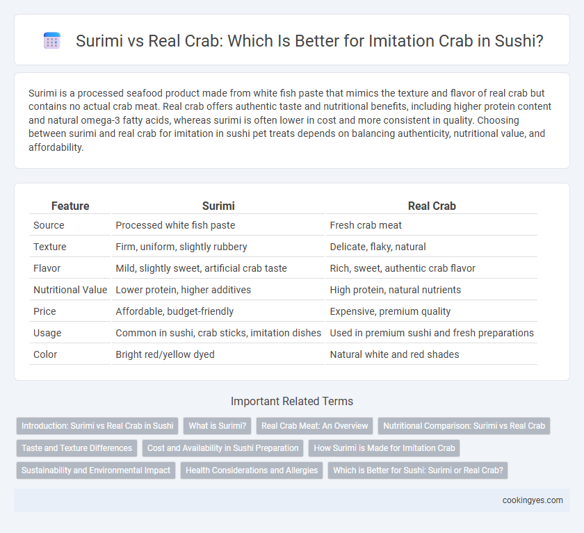 Surimi vs Real Crab: Which Is Better for Imitation Crab in Sushi?