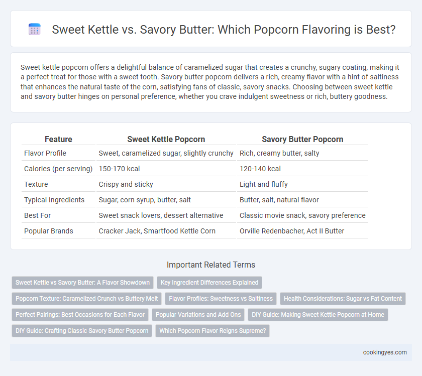 Sweet Kettle vs. Savory Butter: Which Popcorn Flavoring is Best?