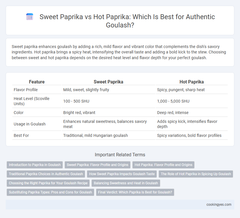 Sweet Paprika vs Hot Paprika: Which Is Best for Authentic Goulash?