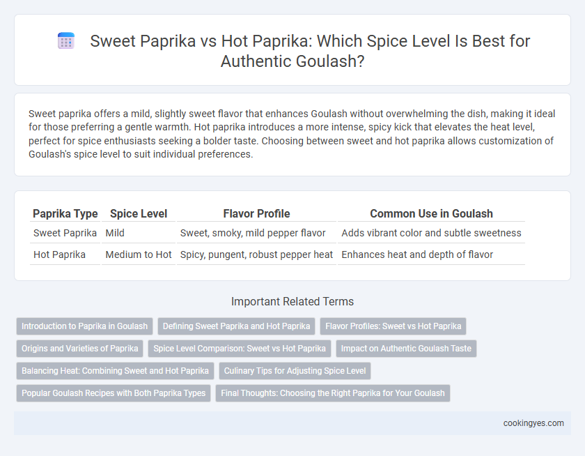 Sweet Paprika vs Hot Paprika: Which Spice Level Is Best for Authentic Goulash?