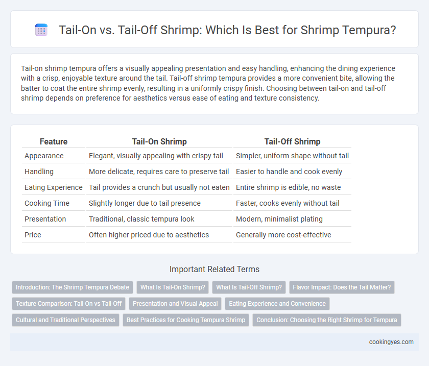 Tail-On vs. Tail-Off Shrimp: Which Is Best for Shrimp Tempura?