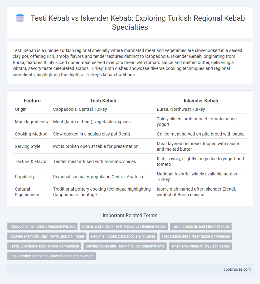 Testi Kebab vs Iskender Kebab: Exploring Turkish Regional Kebab Specialties