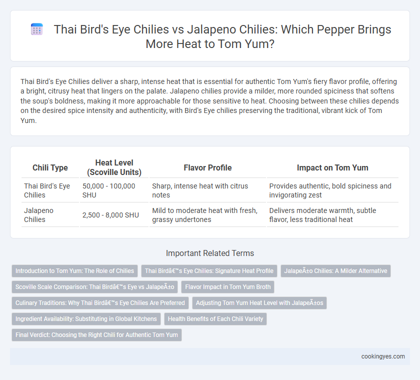 Thai Bird's Eye Chilies vs Jalapeno Chilies: Which Pepper Brings More Heat to Tom Yum?