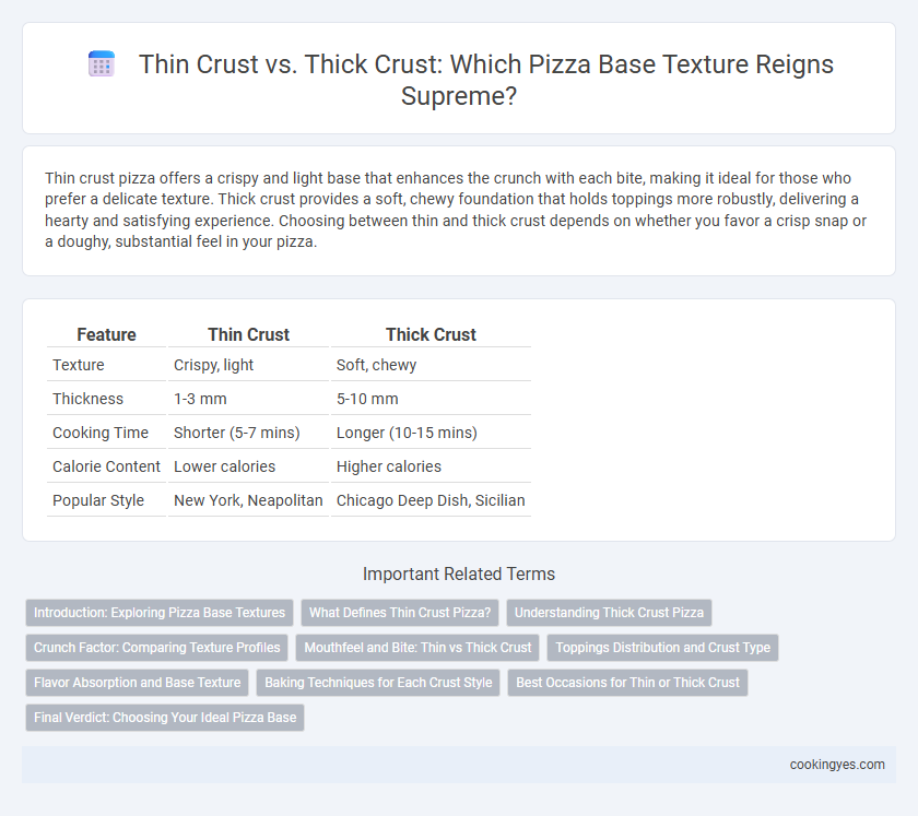 Thin Crust vs. Thick Crust: Which Pizza Base Texture Reigns Supreme?