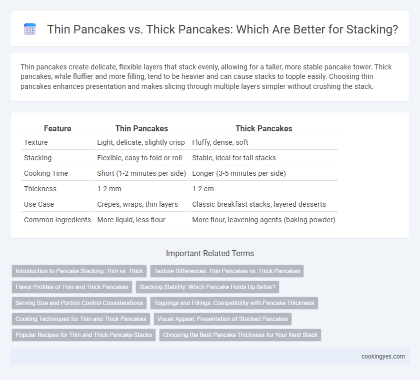 Thin Pancakes vs. Thick Pancakes: Which Are Better for Stacking?