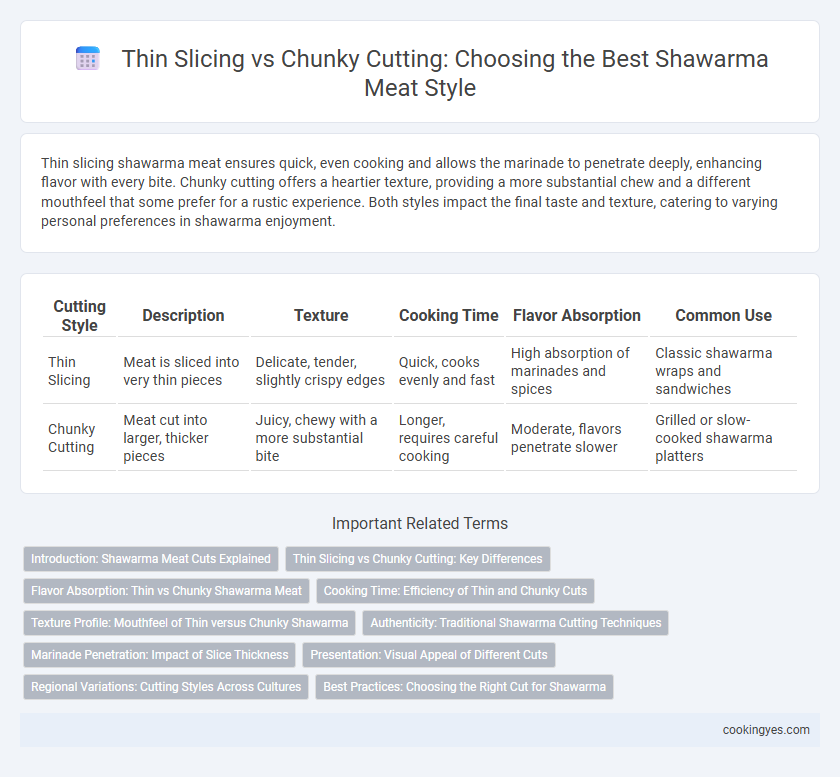 Thin Slicing vs Chunky Cutting: Choosing the Best Shawarma Meat Style