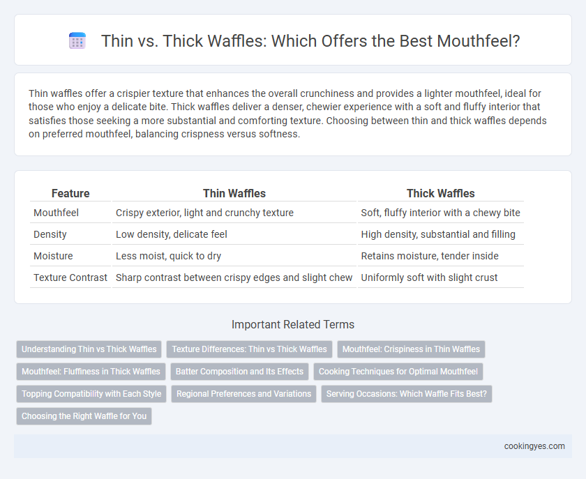 Thin vs. Thick Waffles: Which Offers the Best Mouthfeel?