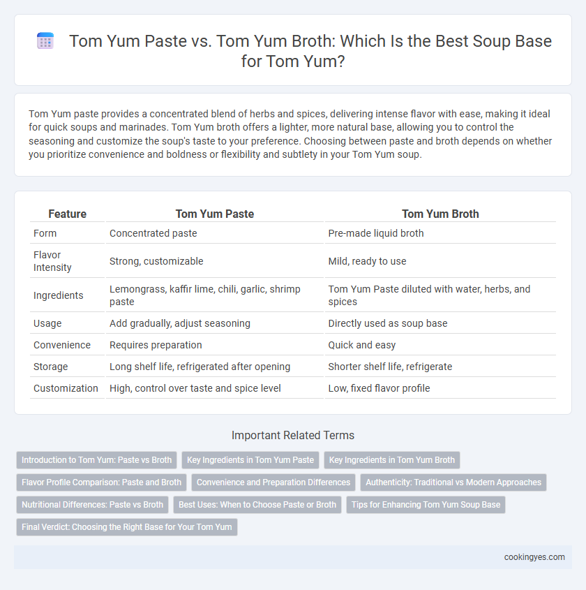 Tom Yum Paste vs. Tom Yum Broth: Which Is the Best Soup Base for Tom Yum?
