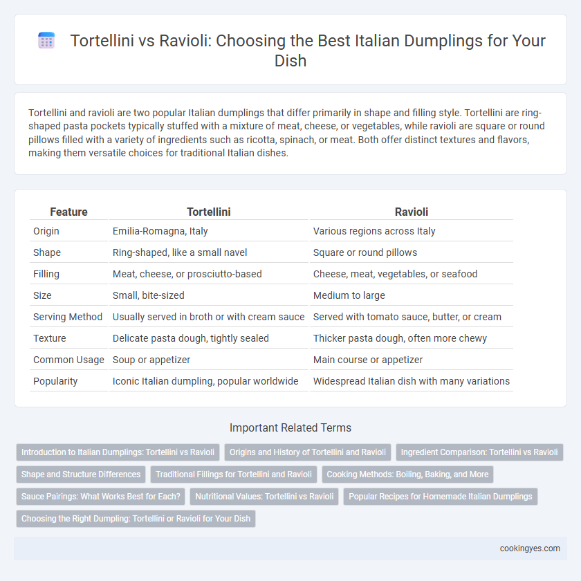 Tortellini vs Ravioli: Choosing the Best Italian Dumplings for Your Dish