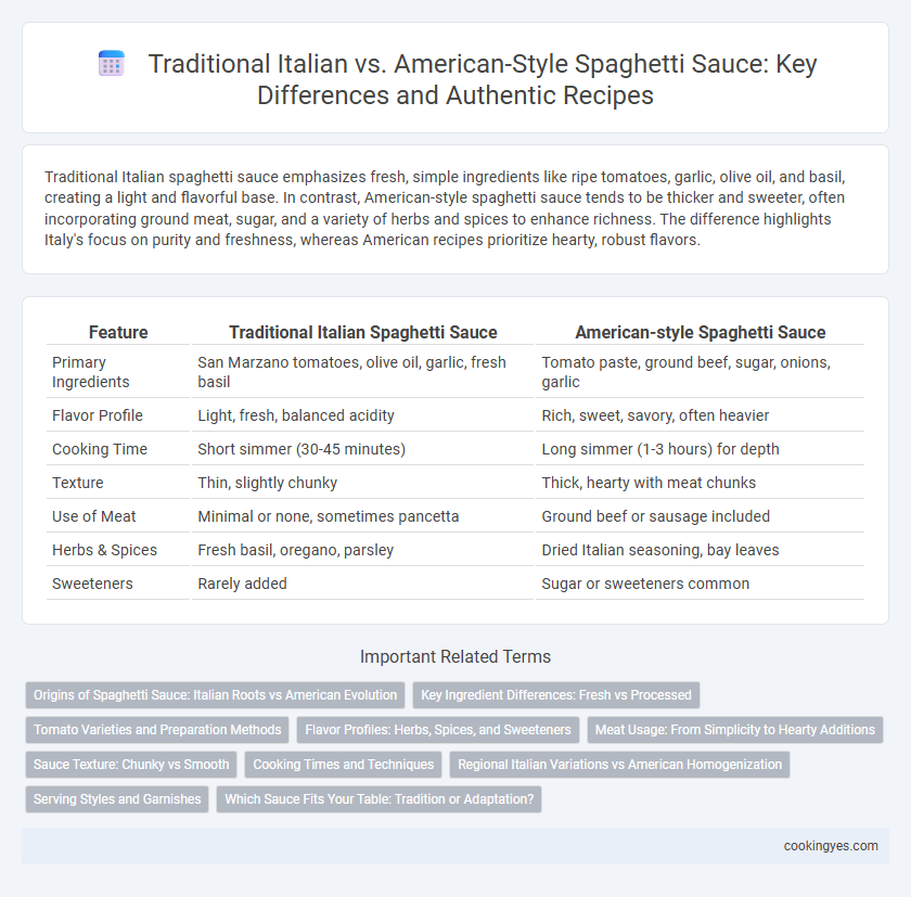 Traditional Italian vs. American-Style Spaghetti Sauce: Key Differences and Authentic Recipes