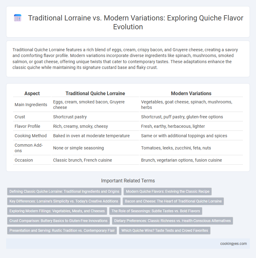 Traditional Lorraine vs. Modern Variations: Exploring Quiche Flavor Evolution