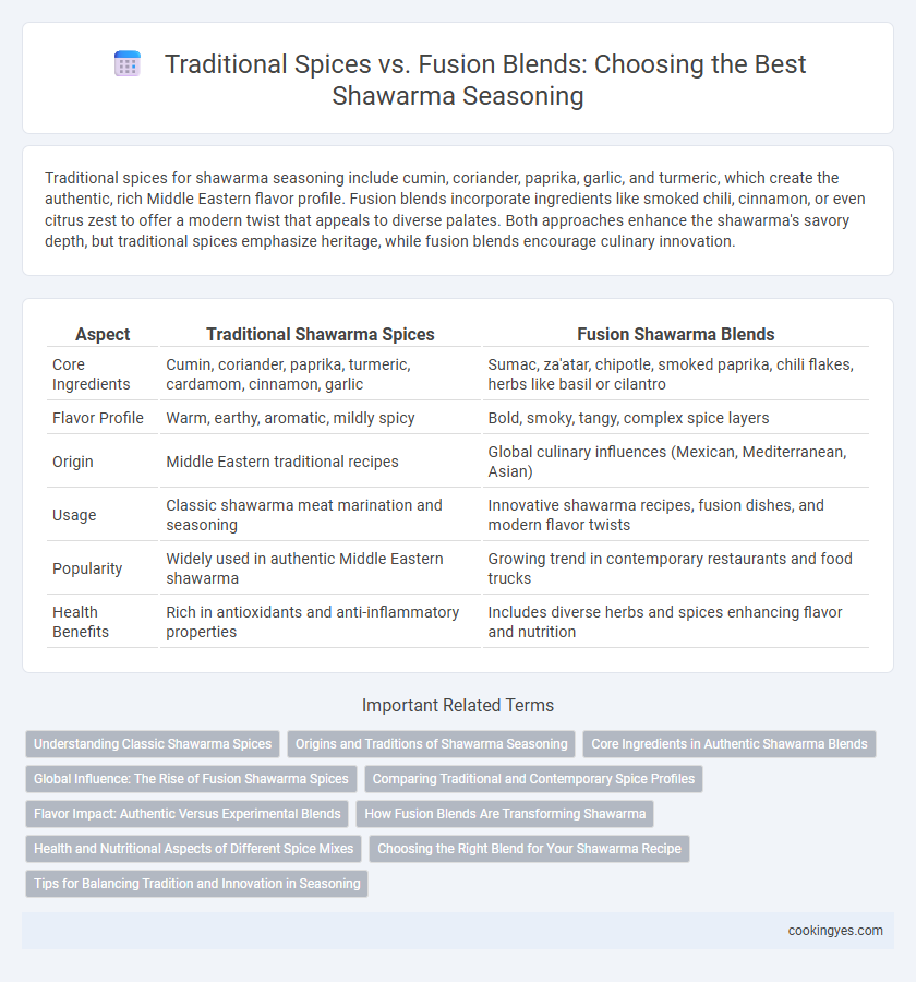 Traditional Spices vs. Fusion Blends: Choosing the Best Shawarma Seasoning