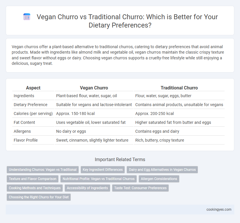 Vegan Churro vs Traditional Churro: Which is Better for Your Dietary Preferences?