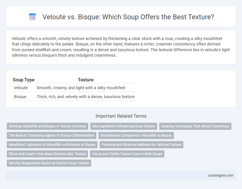Veloute vs. Bisque: Which Soup Offers the Best Texture?