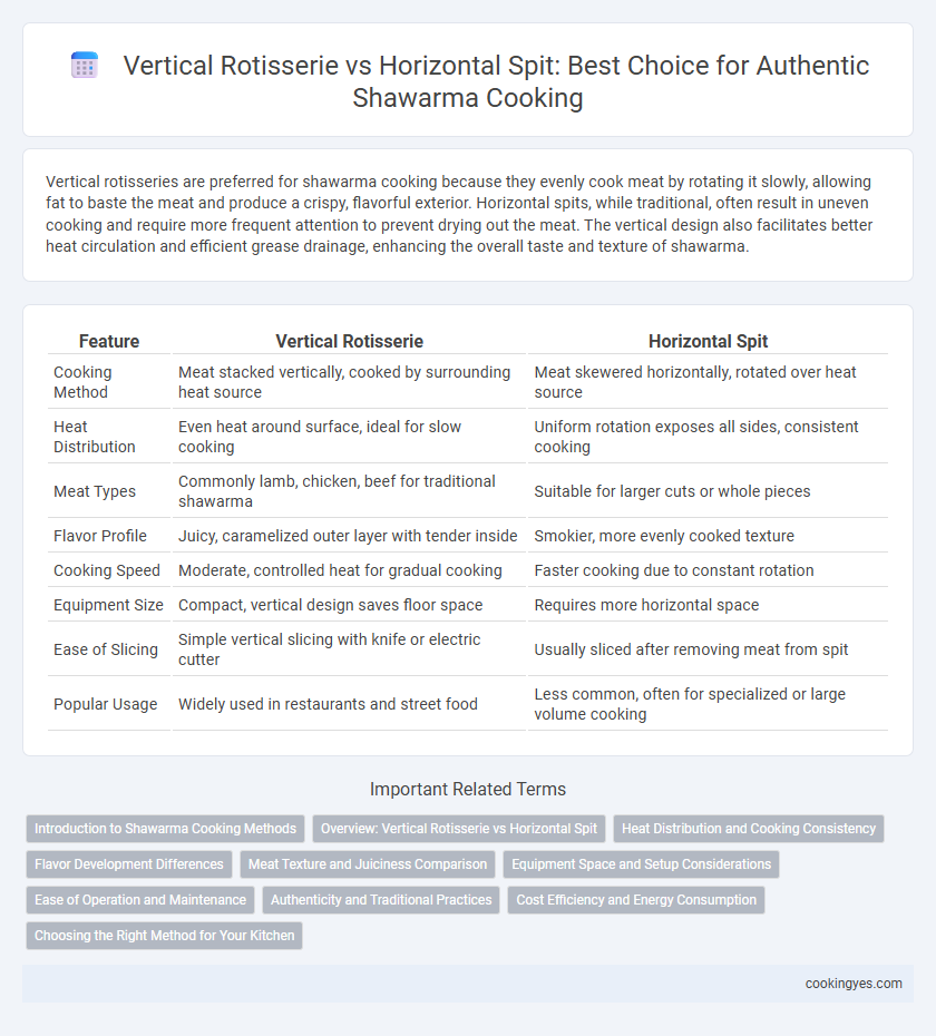 Vertical Rotisserie vs Horizontal Spit: Best Choice for Authentic Shawarma Cooking