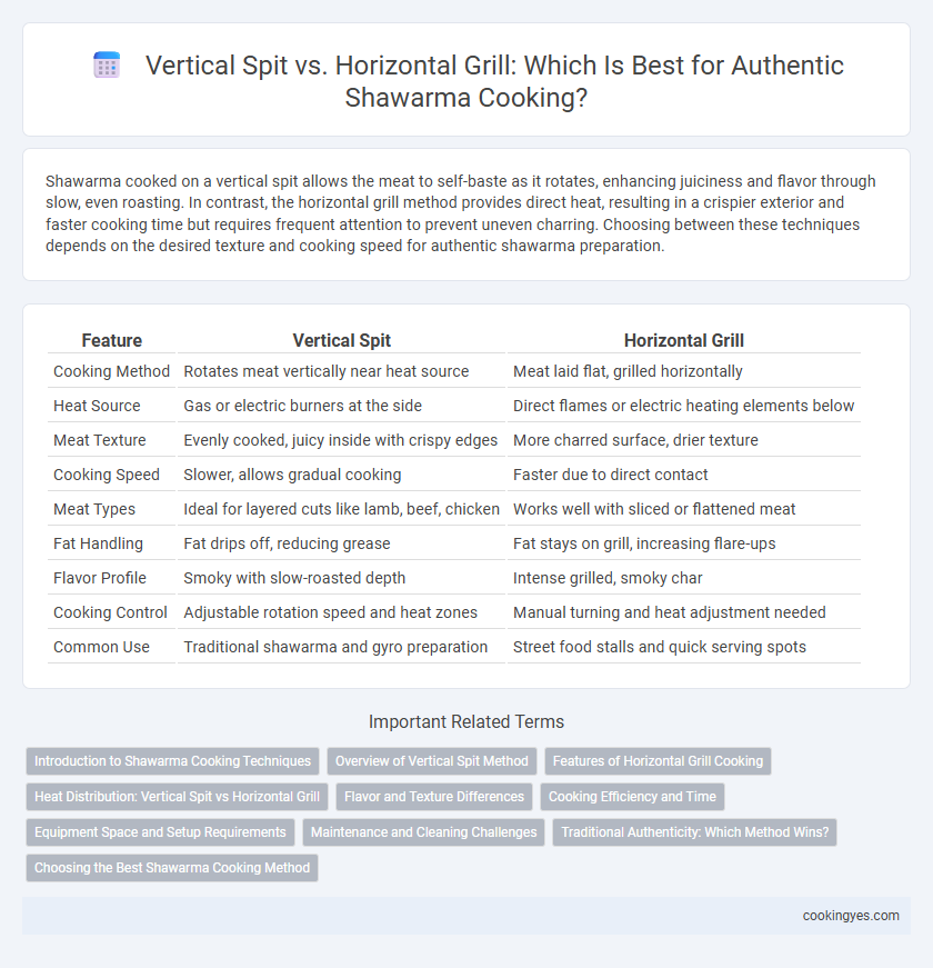 Vertical Spit vs. Horizontal Grill: Which Is Best for Authentic Shawarma Cooking?