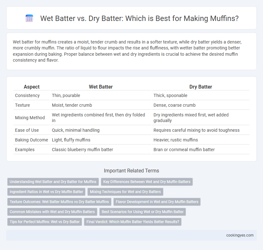 Wet Batter vs. Dry Batter: Which is Best for Making Muffins?