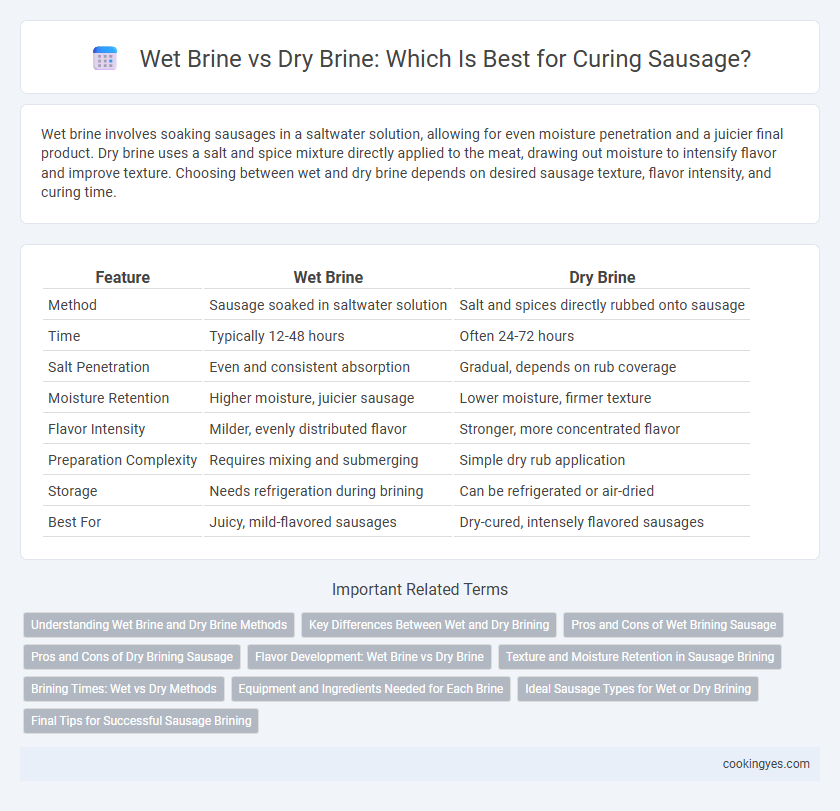 Wet Brine vs Dry Brine: Which Is Best for Curing Sausage?