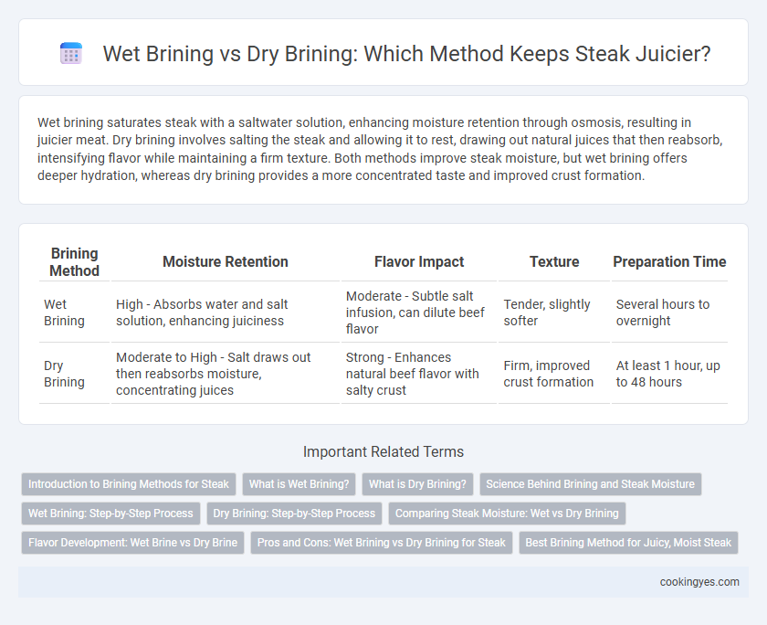 Wet Brining vs Dry Brining: Which Method Keeps Steak Juicier?