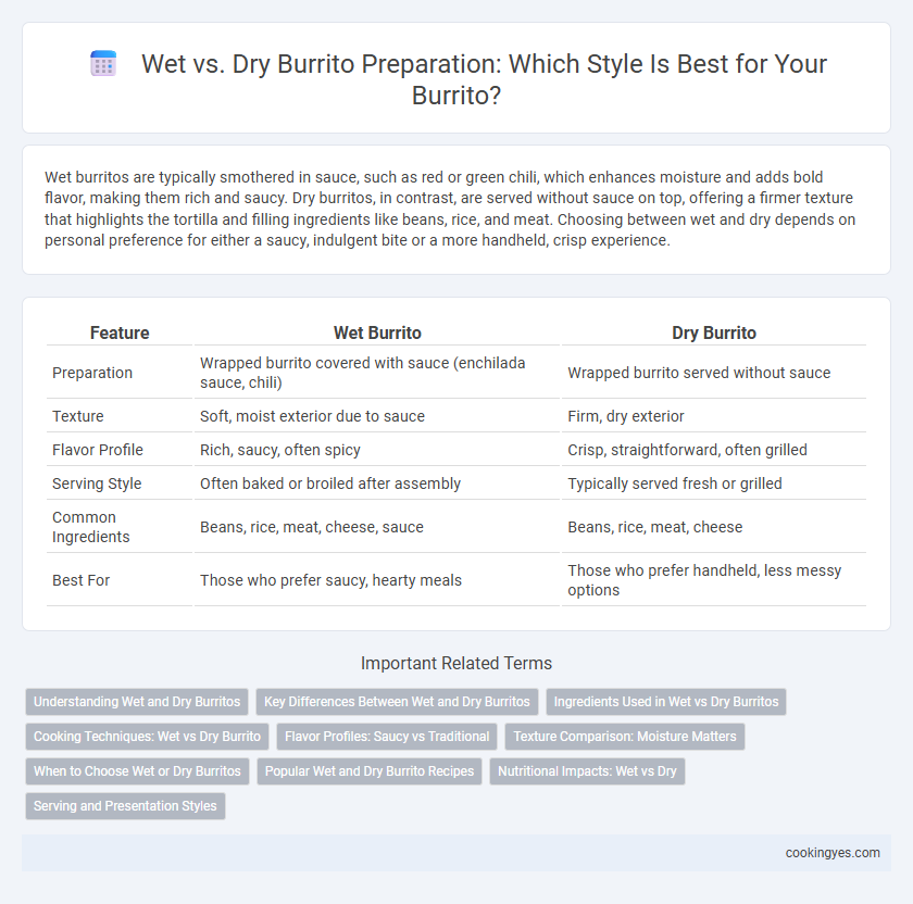 Wet vs. Dry Burrito Preparation: Which Style Is Best for Your Burrito?