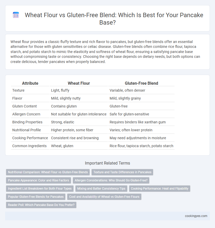 Wheat Flour vs Gluten-Free Blend: Which Is Best for Your Pancake Base?