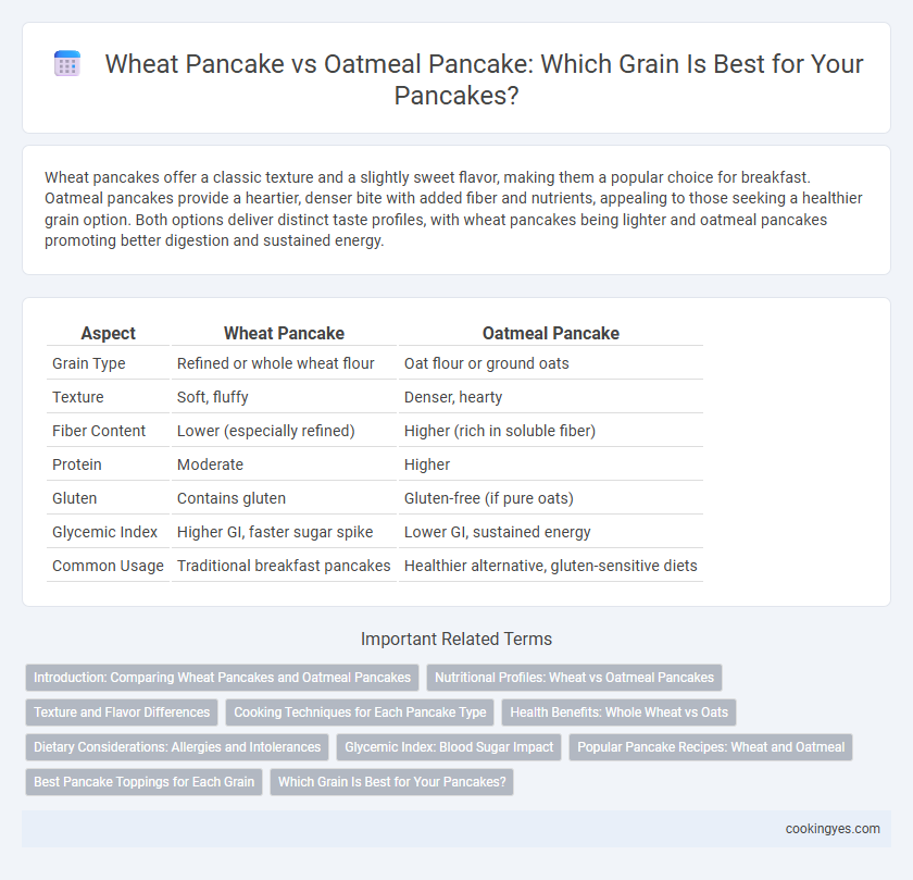 Wheat Pancake vs Oatmeal Pancake: Which Grain Is Best for Your Pancakes?