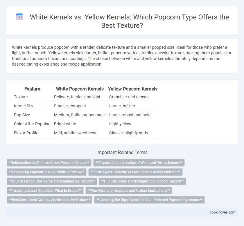 White Kernels vs. Yellow Kernels: Which Popcorn Type Offers the Best Texture?