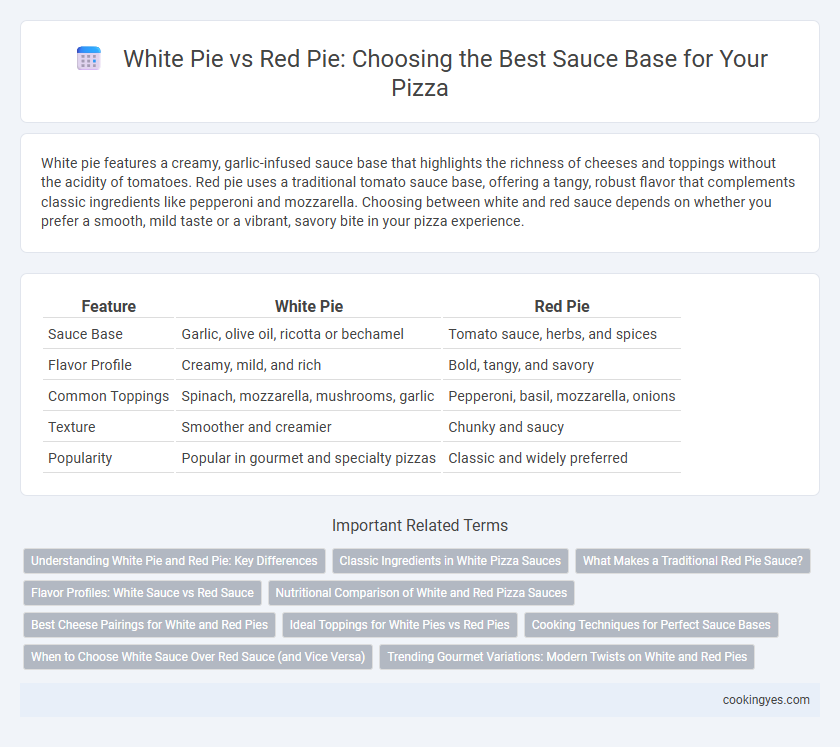 White Pie vs Red Pie: Choosing the Best Sauce Base for Your Pizza